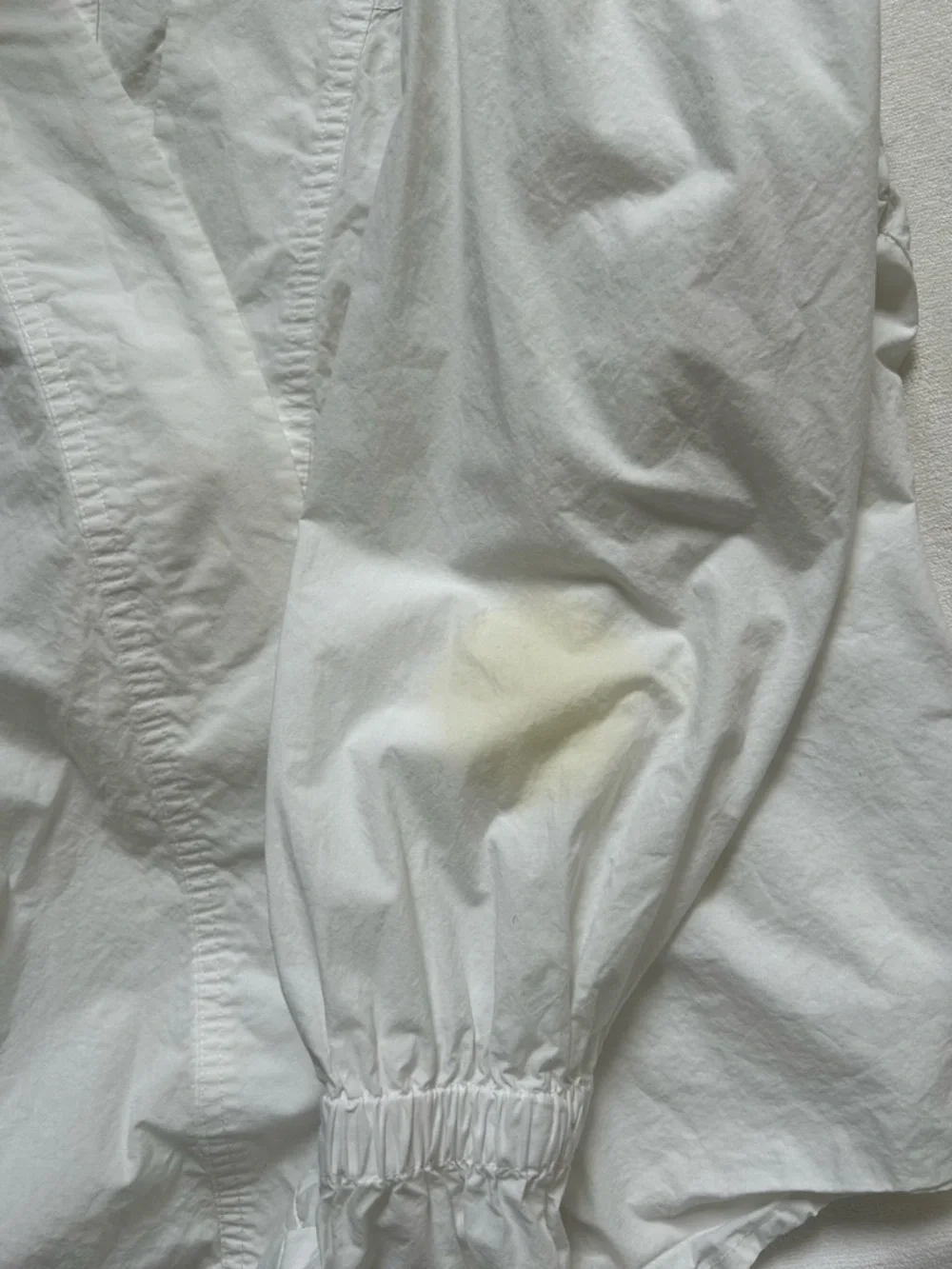 A.L.C. Oversized White Button-Down V-Neck, US0 - Picture 6 of 6